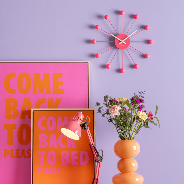 present time - Vaas Bubbles - Oranje - 19x19x30cm