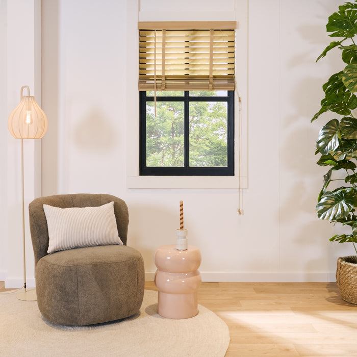 Jaloezie Hout - Hout - Naturel - Hout - 80x210x5cm (BxHxD)