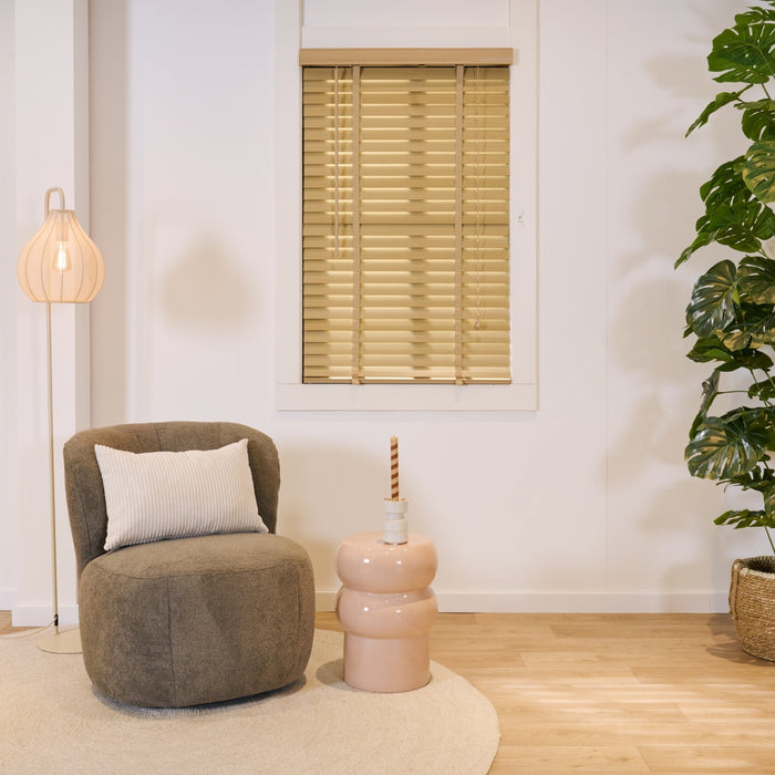 Jaloezie Hout - Hout - Naturel - Hout - 80x210x5cm (BxHxD)