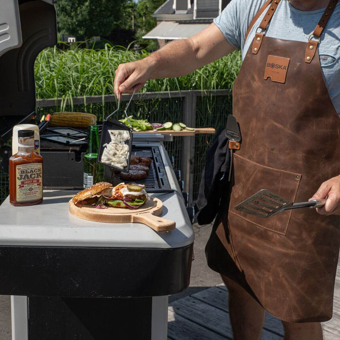 Boska - Mr. Smith Keukenschort Bruin Pocket