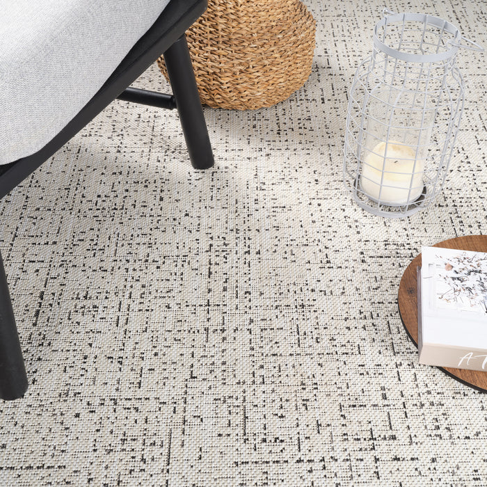 by fonQ Pixel Vloerkleed 200 x 275 cm - Beige