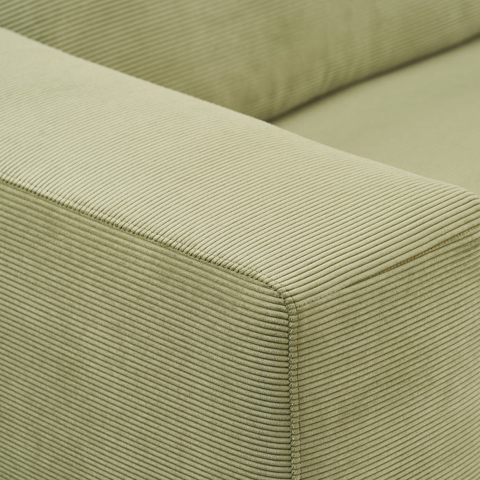 by fonQ Nova 3-zitsbank - Rib - Groen