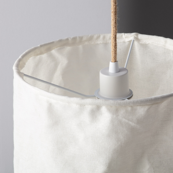 Bussandri Hanglamp modern - Metaal - Wit