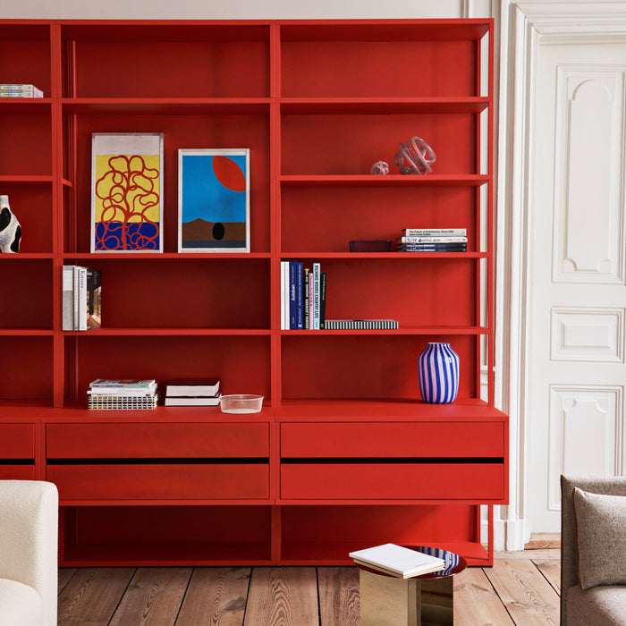 HAY Slit Table Round Bijzettafel Ø 35 cm - Brass