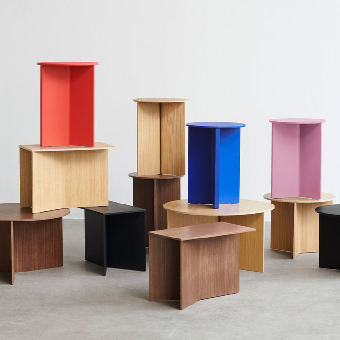 HAY Slit Table Wood Oblong Bijzettafel - Zwart