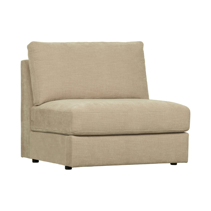 vtwonen Family 1-Zits Bank Element Zonder Arm - Polyster - Zand