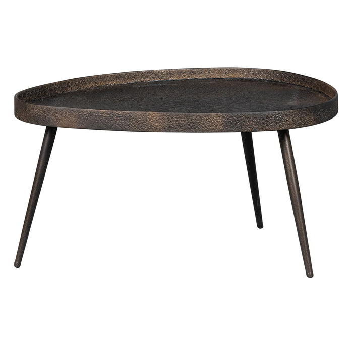 WOOOD Crude Bijzettafels - Zink - Antique Bronze - 39x71x52