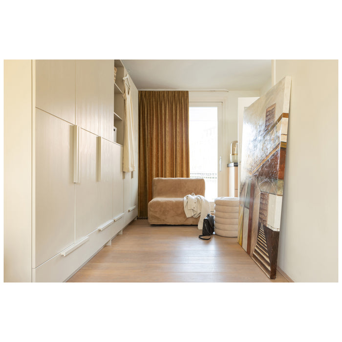 WOOOD Pure 1-deurs Hang|Legkast Splitdeur - Grenen - Dust - 215x48x60