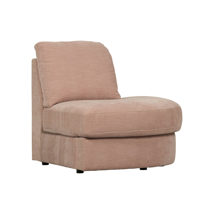 vtwonen Family 1-Zits Bank Element Ronde Hoek Rechts -Polyester -Roze