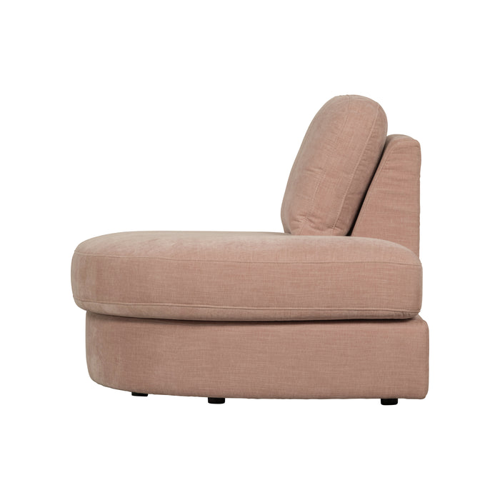 vtwonen Family 1-Zits Bank Element Ronde Hoek Rechts -Polyester -Roze