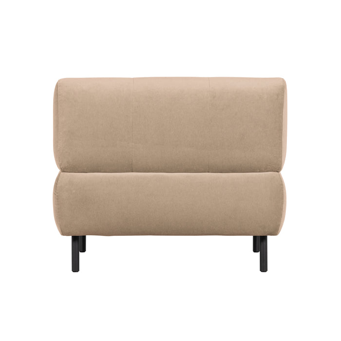 WOOOD Lloyd Fauteuil - Velvet - Sea Salt - 75x90x90