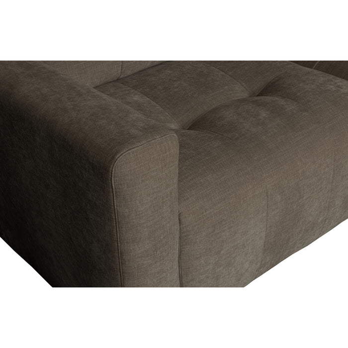 vtwonen Bar Chaise Longue Rechts - Stof - Antraciet - 87x280x170