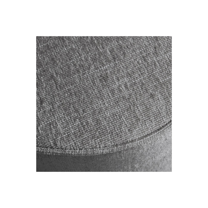 vtwonen Pearl Poef - Chenille - Denim Melange - 28xØ80