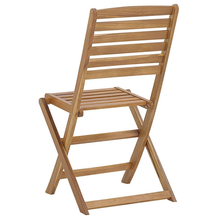 Beliani - TOLVE - Tuinset voor 6 - Lichte houtkleur - Acaciahout