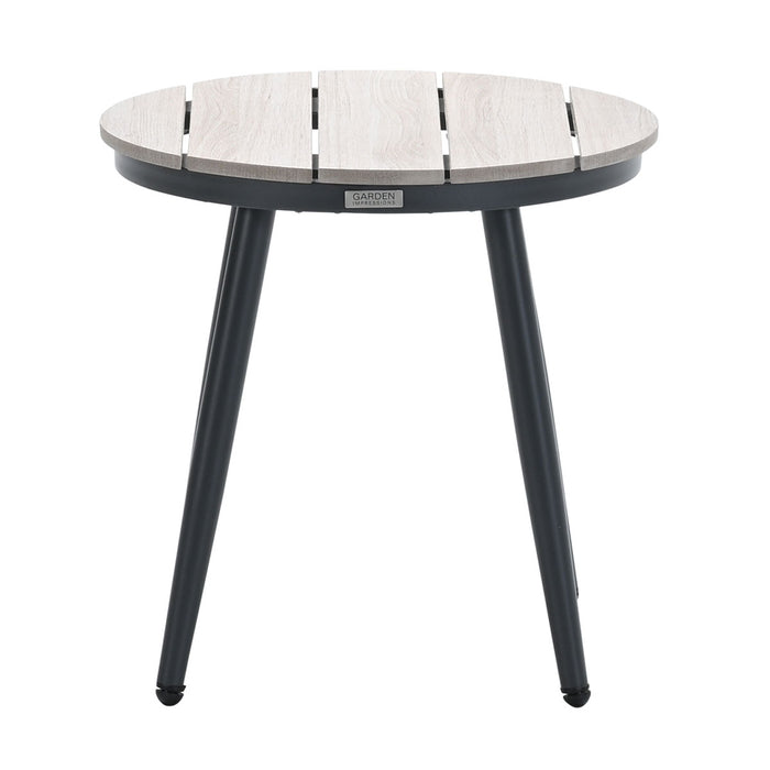 Garden Impressions Lucas bijzettafel Ø50 - light teak vironwood