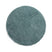 Tapeso Rond hoogpolig vloerkleed shaggy Trend effen - lichtblauw - 120