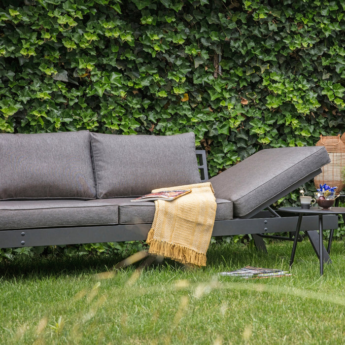 Arezzo 2-in-1 loungebank|ligbed | aluminium + polywood | 228cm