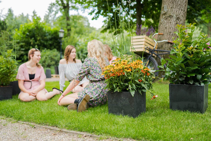 Artstone Bloempot Maud - 32x32 - Oak