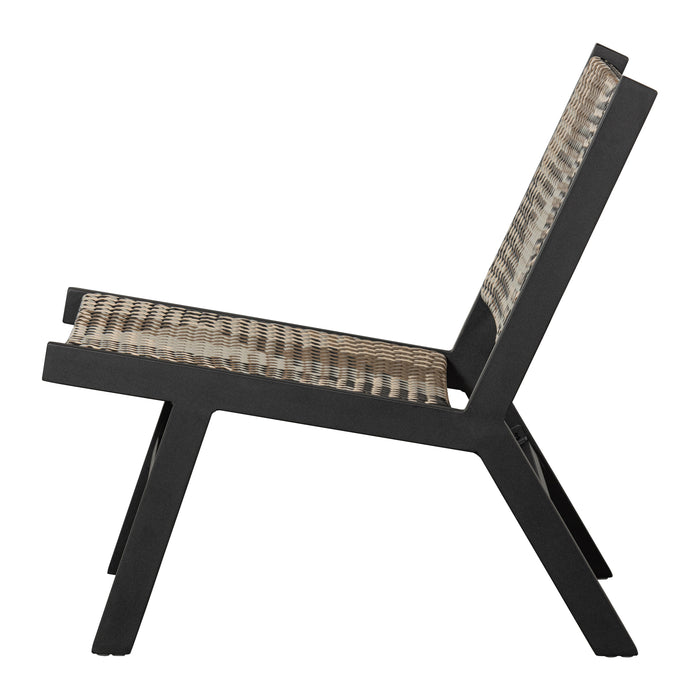 Woood Pom Fauteuil - Aluminium