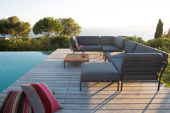 Level salontafel 81x81 frame wit