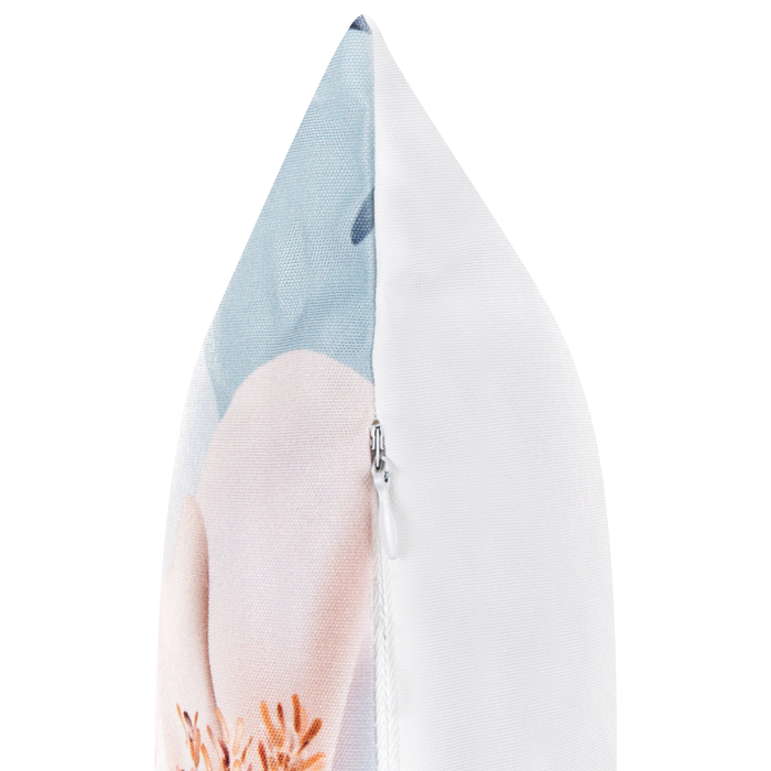 Beliani-APRICALE-Tuinkussen set van 2-Lichtblauw-40 x 60 cm-Polyester