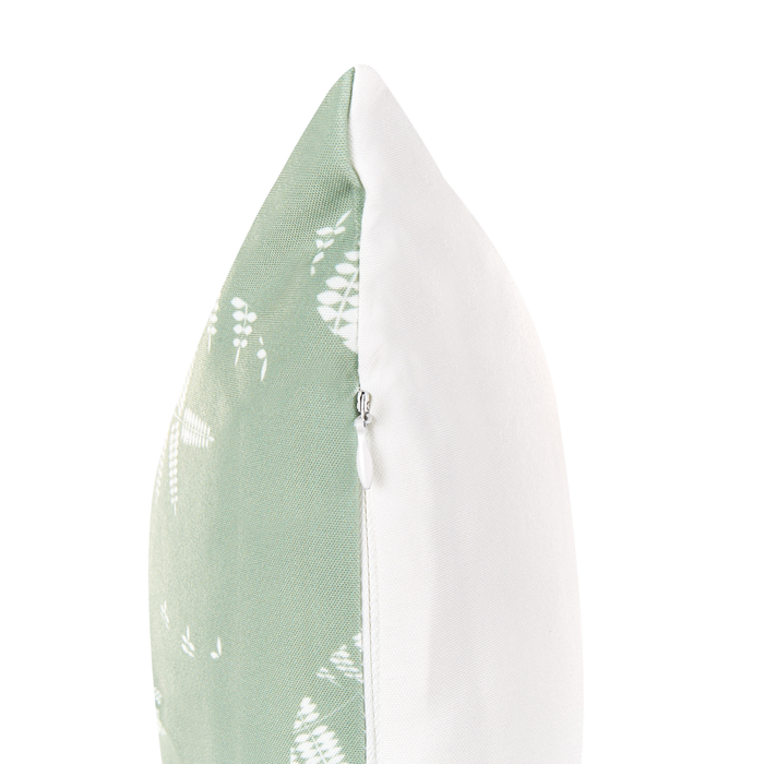 Beliani-ALASSIO-Tuinkussen set van 2-Olijfgroen-45 x 45 cm-Polyester