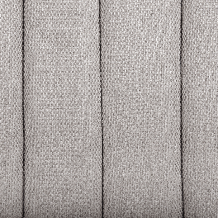 Beliani - SKAULE - Driezitsbank - Lichtgrijs - Polyester