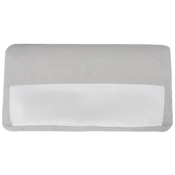 Beliani-LOFOTEN-Driezitsbank-Lichtgrijs-Linkszijdig-Polyester