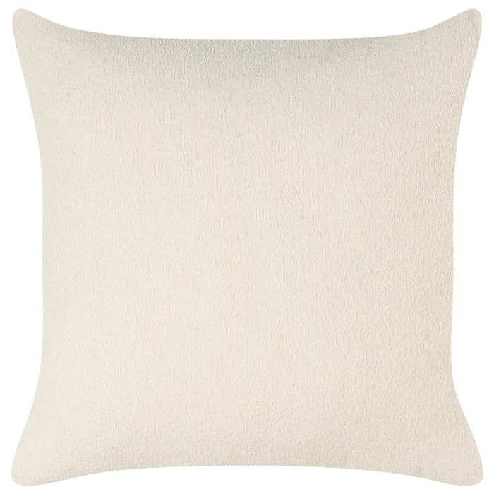 Beliani - RIOM - Chaise longue - Gebroken wit - Linkszijdig - Bouclé