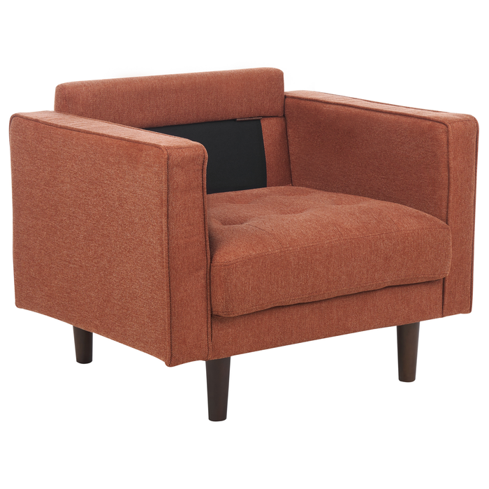 Beliani - NURMO - Woonkamer set 3-zits - Goudbruin - Polyester