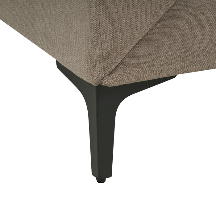 Beliani - FENES - Tweezitsbank - Taupe - Polyester
