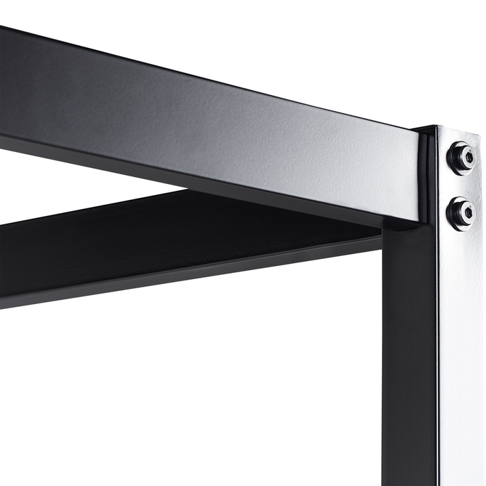 Beliani - LESTARDS - Hemelbed - Zwart - 160 x 200 cm - Staal