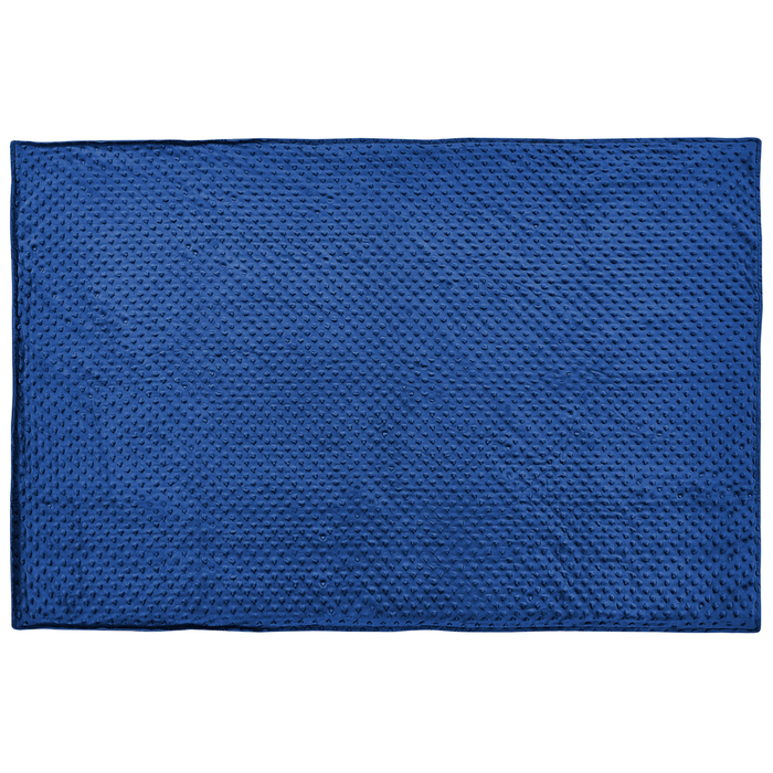 Beliani-CALLISTO-Verzwaringsdeken hoes-Blauw-100 x 150 cm-Polyester