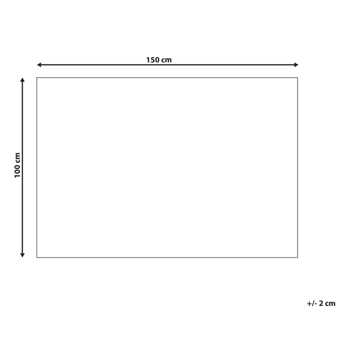 Beliani-CALLISTO-Verzwaringsdeken hoes-Blauw-100 x 150 cm-Polyester