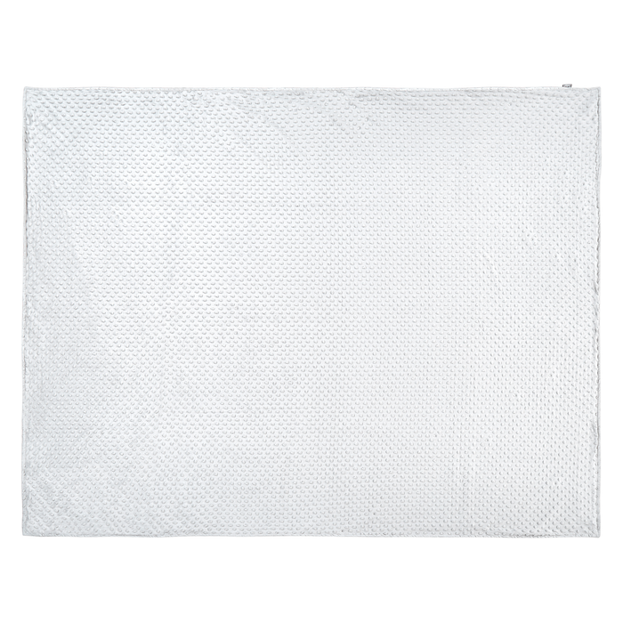 Beliani-CALLISTO-Verzwaringsdeken hoes-Wit-150 x 200 cm-Polyester