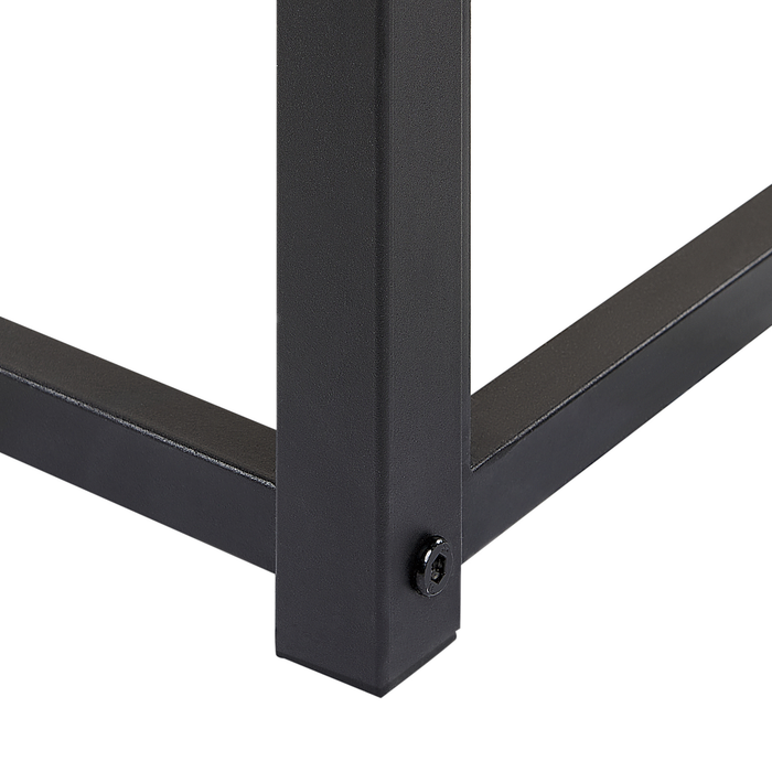 Beliani - VIRY - Tweepersoonsbed - Zwart - 180 x 200 cm - Metaal