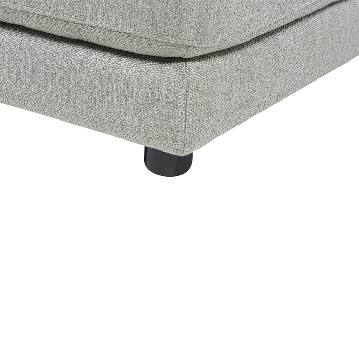 Beliani - SIGTUNA - Driezitsbank - Lichtgrijs - Polyester