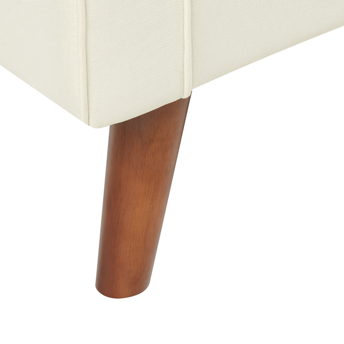 Beliani - LOKKA - Tweezitsbank - Gebroken wit - Polyester