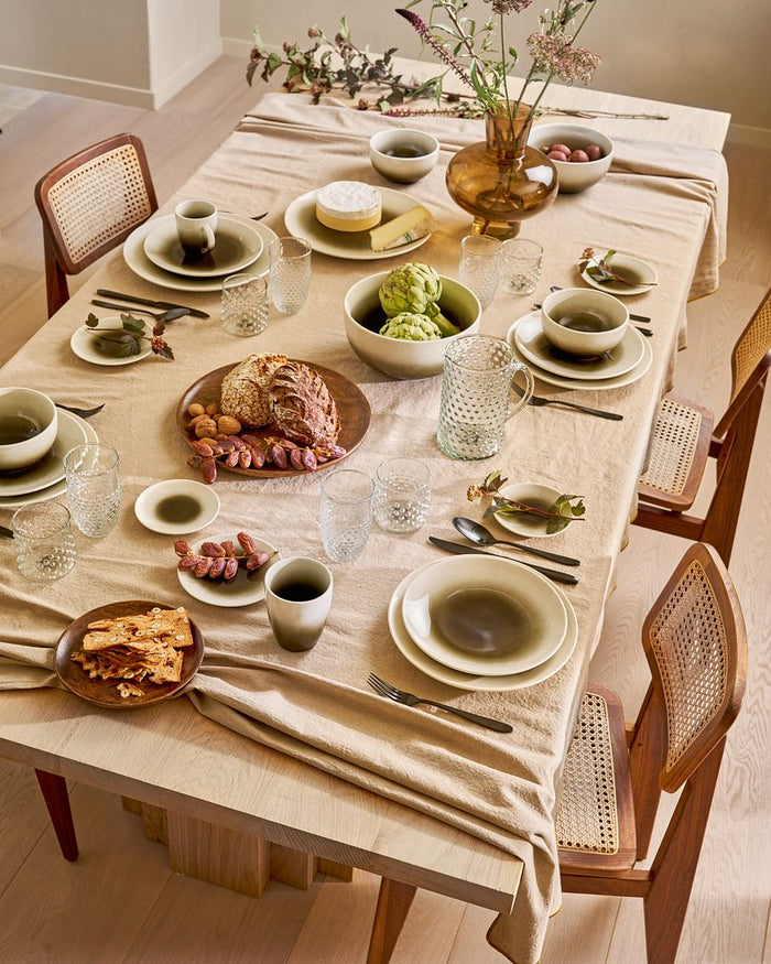 vtwonen Dinerborden - Set van 2 Borden- Zwart Gradient - 25.5 cm