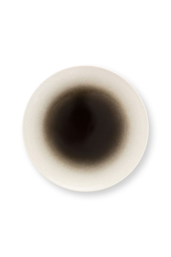 vtwonen Dinerbord - Porselein - Ø 30 cm - Black Gradient