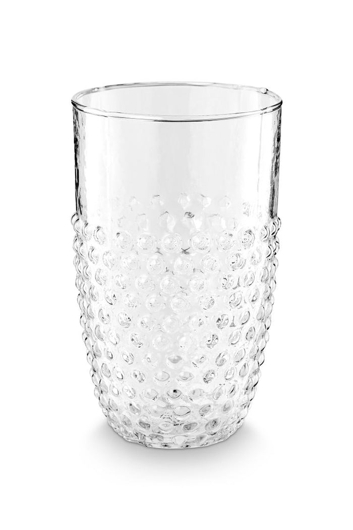 vtwonen Longdrinkglazen Dots - Glazen - Set van 4 Drinkglazen - 400 ml