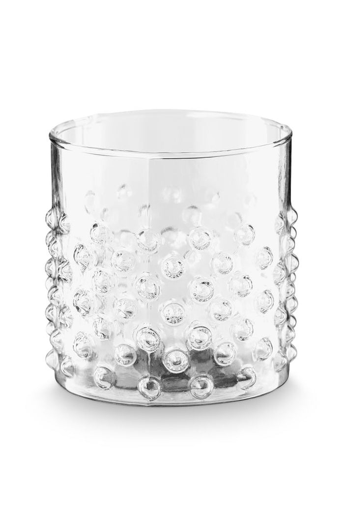 vtwonen Waterglazen Dots - Glazen - Set van 4 Drinkglazen - 300 ml