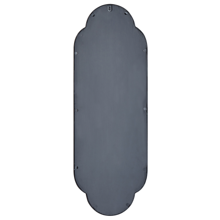 Beliani - TROUY - Wandspiegel - Zwart- 32 x 102 cm - Metaal