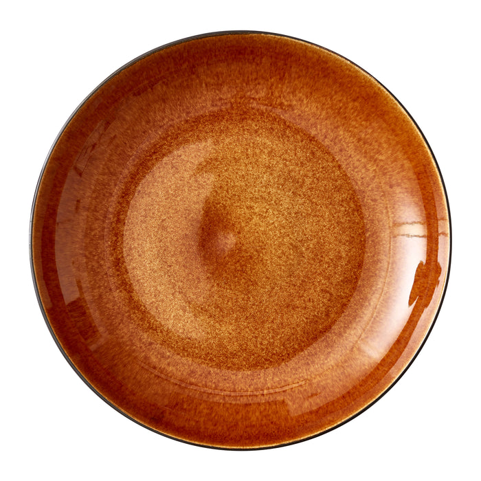 Bitz Gastro Serveerschaal Ø 40 cm - Zwart/Amber