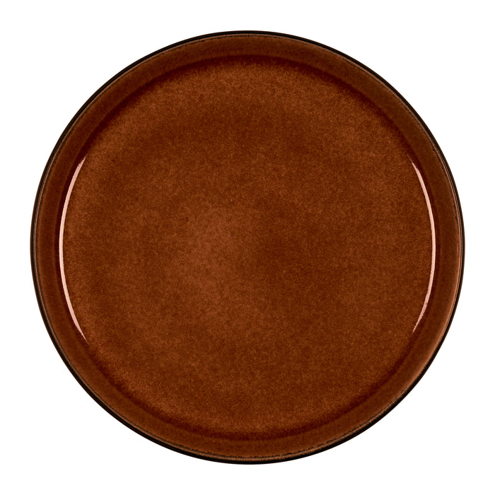 Bitz Ontbijtbord | Dessertbord Gastro Zwart|amber ø 21 cm
