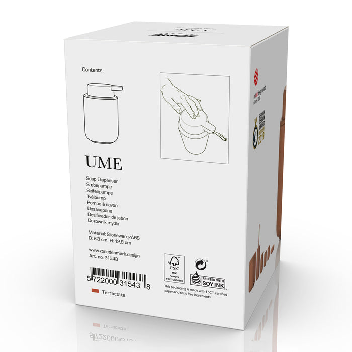 Zone Denmark Ume Zeepdispenser - Terracotta