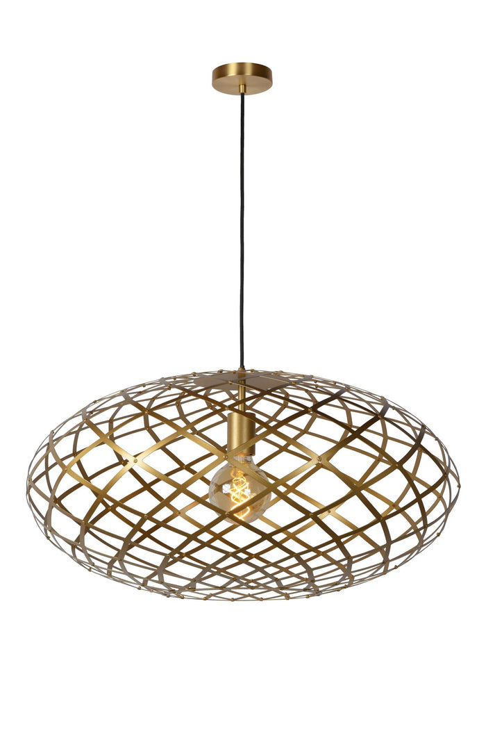 Lucide WOLFRAM Hanglamp - Mat Goud | Messing
