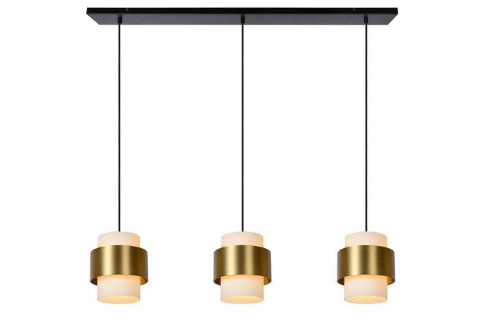 Lucide FIRMIN Hanglamp - Mat Goud | Messing
