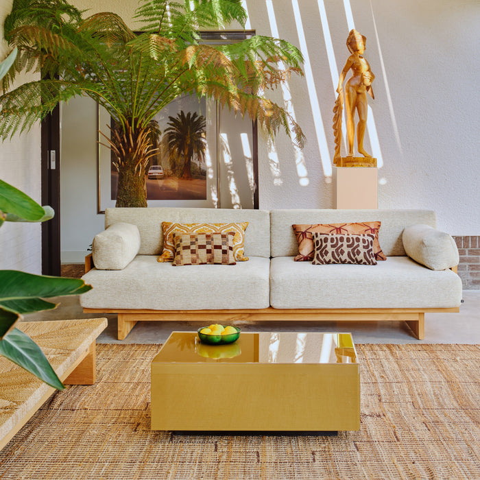 HKliving Teak Tuinbank - Natural