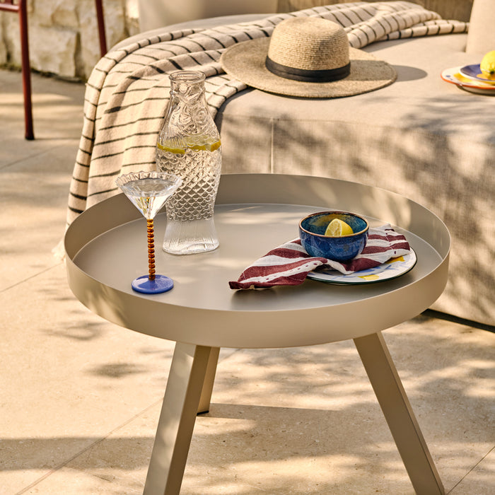 HKliving Striped Burgundy Servetten - Set van 2